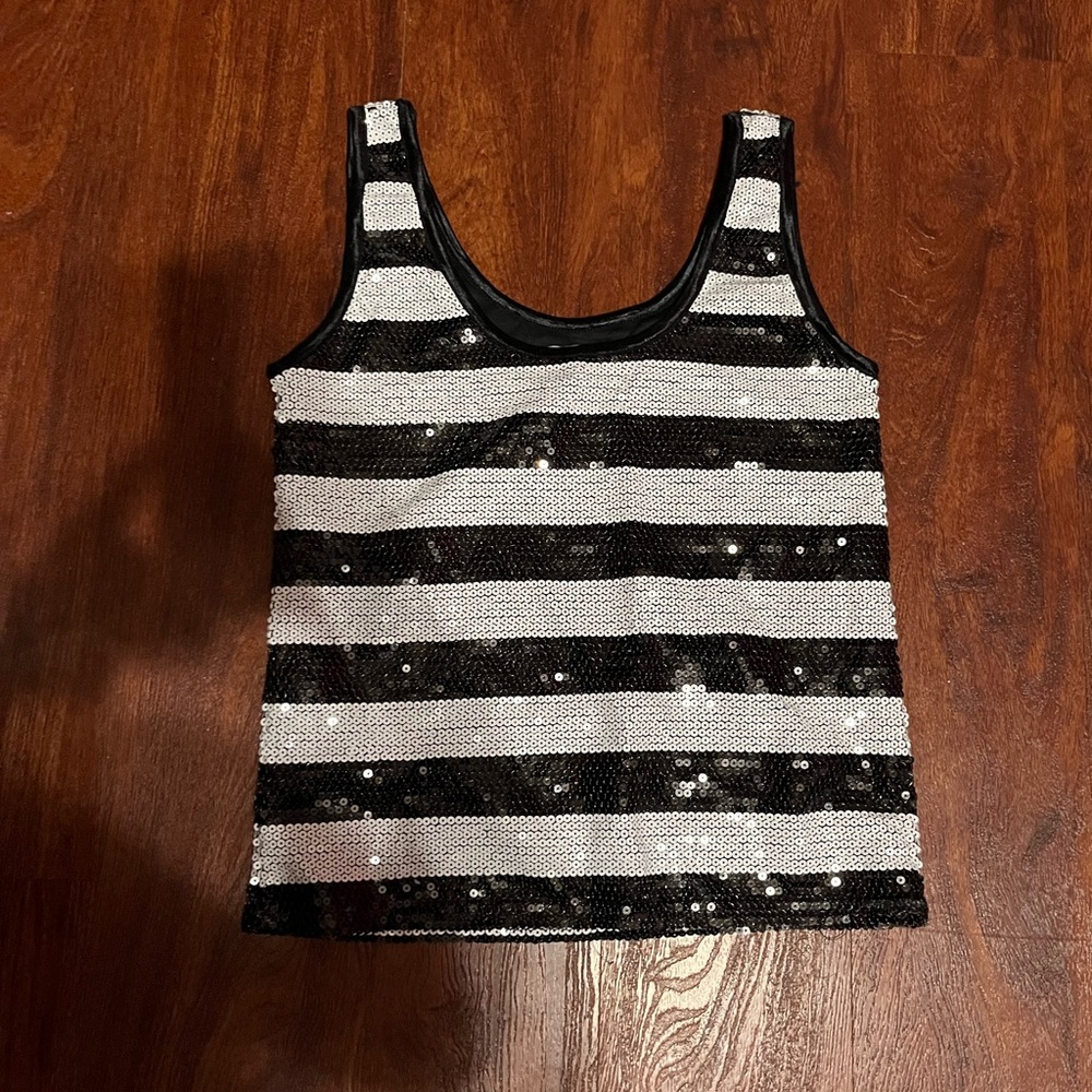 NWOT Striped Sequin Tank Top from Urban Outfitters